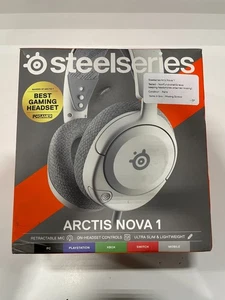 SteelSeries Arctis Nova 1 Cuffie da gioco over-ear - Bianco - Foto 1 di 2