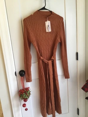 Vestido suéter Merokeety para mujer talla mediana nuevo con etiquetas Foto 1 de 4