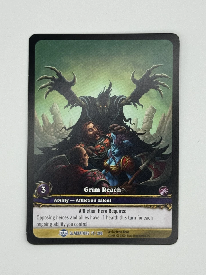 World of Warcraft TCG Gladiators 71/208 Extended Art Grim Reach - Image 1 of 1
