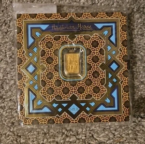 PAMP 5g Gold Arabian Horse With Pendant In Box - Picture 1 of 2