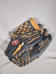 Rawlings RPR06 Fast Back 12 Zoll Baseballhandschuh schwarz und hellbraun verstellbarer Riemen RHT - Bild 1 von 6