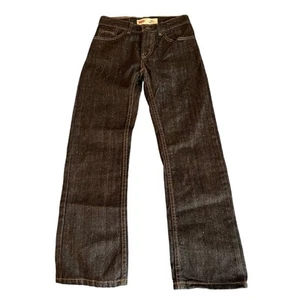 Levis 505 Jeans Boys Size 10 Slim Black Straight Leg Pockets Zip Close NWT - Picture 1 of 12