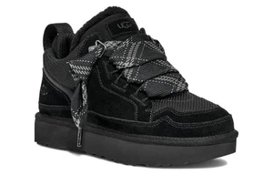UGG Lowmel 1144032-BLK Sneakers Women's Black Suede Comfort Casual Shoes GUG177 - Picture 1 of 42