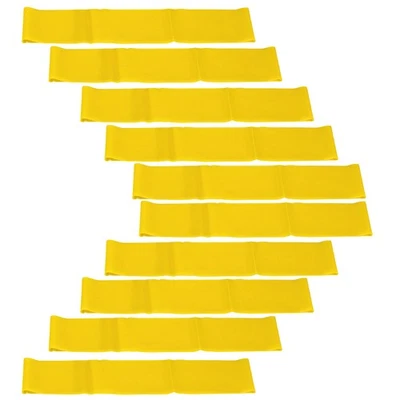 Bucle de banda de ejercicio de resistencia, amarillo X-Light 15 pulgadas - Juego de 10, para entrenamiento... Foto 1 de 4