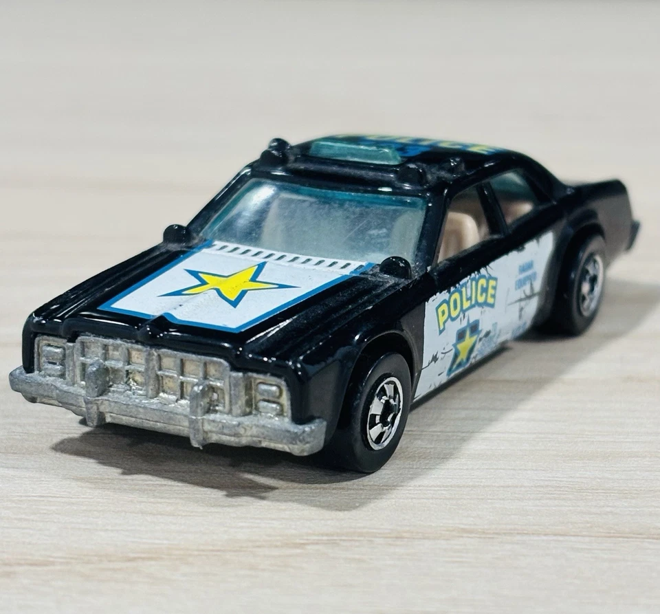Coche de policía Hot Wheels 1977 Blackwall Highway Patrol coche 1:64 buen estado Foto 1 de 4