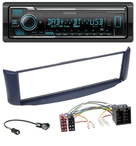 Kenwood Bluetooth MP3 DAB USB Autoradio für Smart ForTwo 450 blau ohne Metallsch - Bild 1 von 8