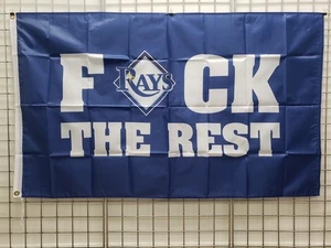 Tampa Bay Rays Flag 3ftx5ft Tampa Bay Rays F The Rest Flag Banner MLB *NEW🔥 - Picture 1 of 1
