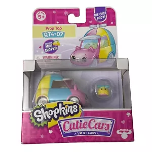 Shopkins Cutie Cars Serie 4 #QT4-07 Prop Top Druckguss Karosserie mit Mini Shopkins - Bild 1 von 2