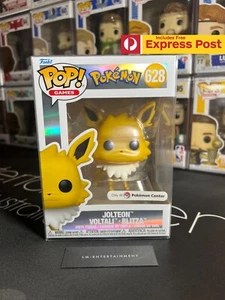 POKEMON CENTER JOLTEON PEARLESCENT FUNKO POP VINYL FIGURE #628 BOX DAMAGE + P/P - Picture 1 of 12