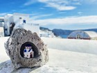 Handmade Greek Souvenir Pumice Cave with a Cycladic Church Gift From Greece