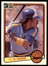 1983 Donruss Al Cowens . Seattle Mariners #554
