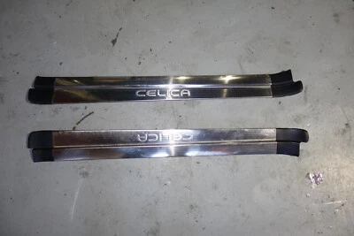 JDM Toyota Celica ST202 ST205 alféizares de puerta rasguños placas de patada escalones 1994-1999 Foto 1 de 4