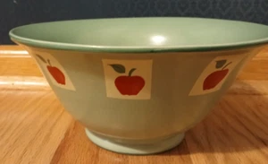 Corelle Coordinates Aqua With Apples All Around Stoneware Mixing / Serving Bowl - Picture 1 of 4