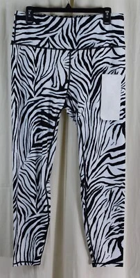 Женские леггинсы Tezmd с высокой талией с принтом зебра размер XL - Изображение 1 из 3