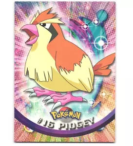 Pokémon 1999 casi como nuevo casi nuevo Topps serie 1 primera impresión logotipo azul Pidgey 16 - Imagen 1 de 2