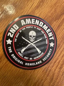 2nd amendment Color Stickers  Decal Sticker Waterproof - Picture 1 of 3