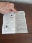 Vintage Original Smith  & Wesson  HELPFUL HINTS Brochure from 1950s EX. COND.