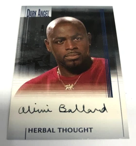 2002 TOPPS DARK ANGEL TRADING CARD AUTOGRAPHED CARD ALIMI BALLARD AS HERBAL - Picture 1 of 2