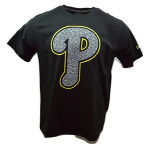Philadelphia Phillies MLB Notebook Black Baseball T-Shirt 5th & Ocean by New Era - Picture 1 of 5
