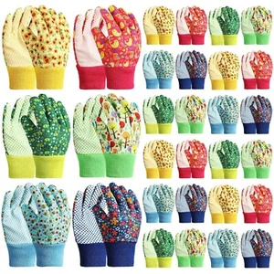Huukeay 24 Pairs Kids Garden Gloves Bulk Children Gardening Cotton Yard Work ... - Picture 1 of 7
