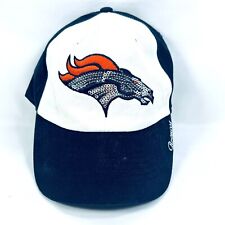 Denver Broncos Womenâ€™s Navy Blue Sequins Horse Head Nfl Cap Adjustable New Other