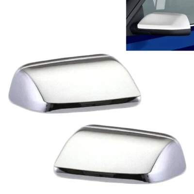 For 2009 10 11 12 13 14 15 2016 Ford Flex Top Half Chrome Mirror Covers Overlay - Image 1 of 3