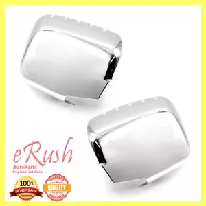 FOR 2006-2014 HONDA RIDGELINE CHROME SIDE MIRROR FULL ABS COVERS COVER PAIR FAST - Bild 1 von 1