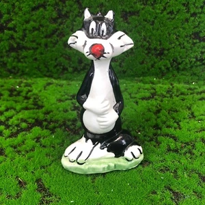 Warner Bros Sylvester 6" licor Amaretto jarra Sylvester Italia 1978 - Imagen 1 de 8