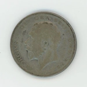 1928 Great Britain, Half Crown Silver Coin + (4) Other Foreign Coins - Nice Lot - Picture 1 of 10