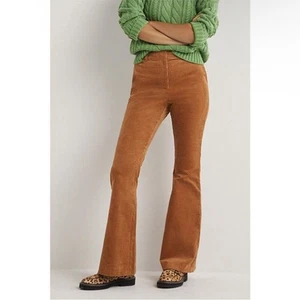 Pantalón Boden Pana Acampanado Marrón Caramelo Talla 6 - Imagen 1 de 7