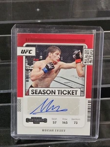 2022 Panini Contenders Season Ticket Auto Movsar Evloev RC (Rookie) No. ST-MEV - Picture 1 of 6