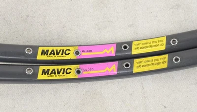 Par de llantas tubulares vintage Mavic GL 330 36 orificios 700c Foto 1 de 4