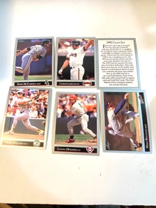 Tarjetas de béisbol Leaf serie I y II 1992 - Imagen 1 de 7