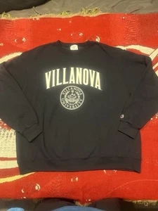 Men’s XL Champion Villanova University Crewneck Navy Blue - Picture 1 of 9
