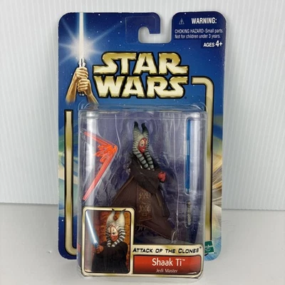 Star Wars Saga #10 Shaak Ti Attack of the Clones 3.75" Hasbro Figure New Sealed - image 1 of 4