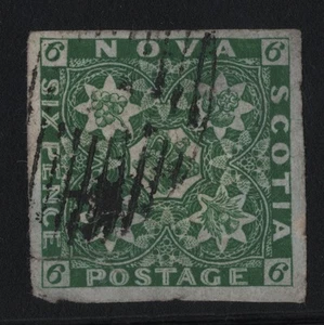 #5 Nova-Scotia Canada used  well centered 4 margins - Picture 1 of 2