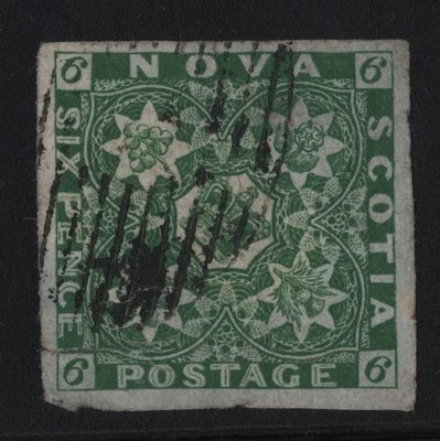 #5 Nova-Scotia Canada used  well centered 4 margins - Image 1 of 2