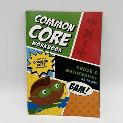 Common Core Workbook Grade 3 Mathematics 32 pages (2018, Paperback) Homeschool - Image 1 of 4