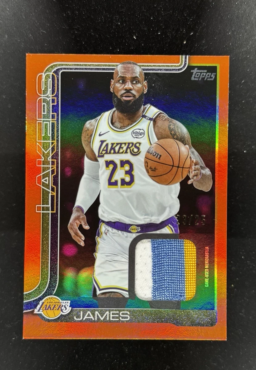 Topps LeBron James Basketball Serial Numbered Sports Trading Cards