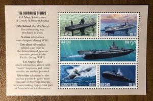United States Stamp 3377a Submarine Souvenir Sheet Mint Never Hinged - Picture 1 of 3