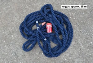 Azul marino amarre / cuerda decorativa barcos - 18 m - ENTREGA GRATUITA - Imagen 1 de 4