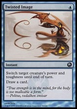 * mrm * FR/vf foil image perverse (twisted image) mtg scars of mirrodin