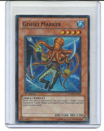 Gishki Marker-Holographic-Yu-Gi-Oh-HA05-EN033 | eBay