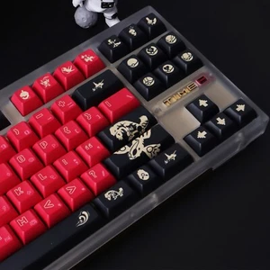 Red Groudon KCA Profile Dye Sublimation PBT Keycap Set - Picture 1 of 12