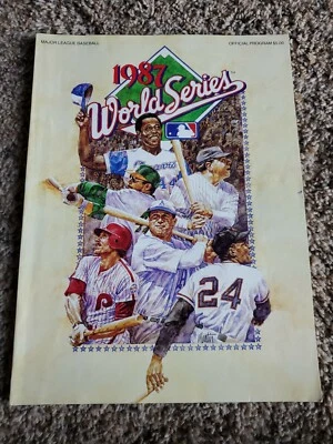 1987 World Series Major League Baseball Official Program - Image 1 of 4