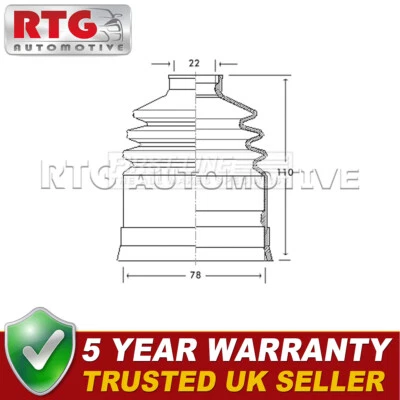 Frente exterior CV Joint Conjunto De Inicialização compatível com Saab 99 1972-1984 96 1975-1976 1.5 2.0 - Imagem 1 de 3