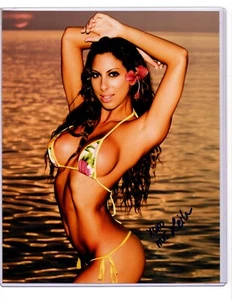 LEILA SHENNIB model , BENCHWARMER 8 X 10 AUTOGRAPH PHOTO - Imagen 1 de 1