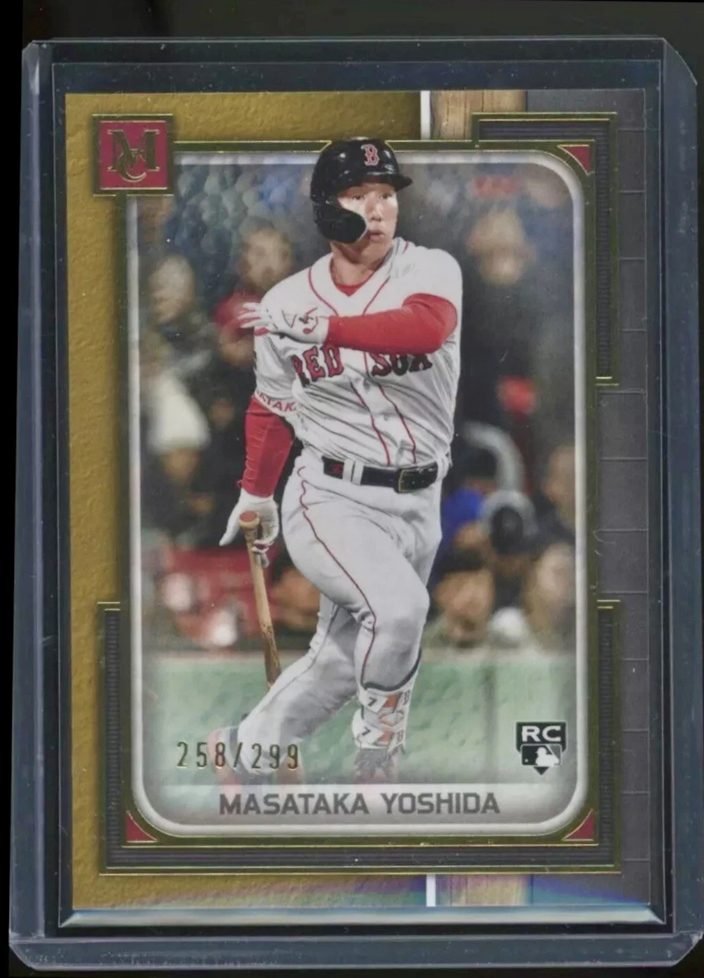 MASATAKA YOSHIDA 2023 Topps Museum Collection Red Sox SP Gold Rookie Card #/299