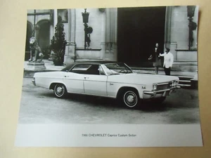  Original Pressefoto CHEVROLET CAPRICE CUSTOM SEDAN 1966 - Bild 1 von 2