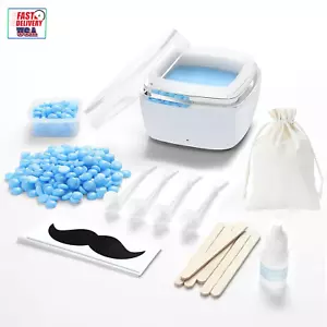 Nose Wax Kit - Portable Wax Warmer for Hair Removal with 100G Bens, 10 Applicato - Picture 1 of 12